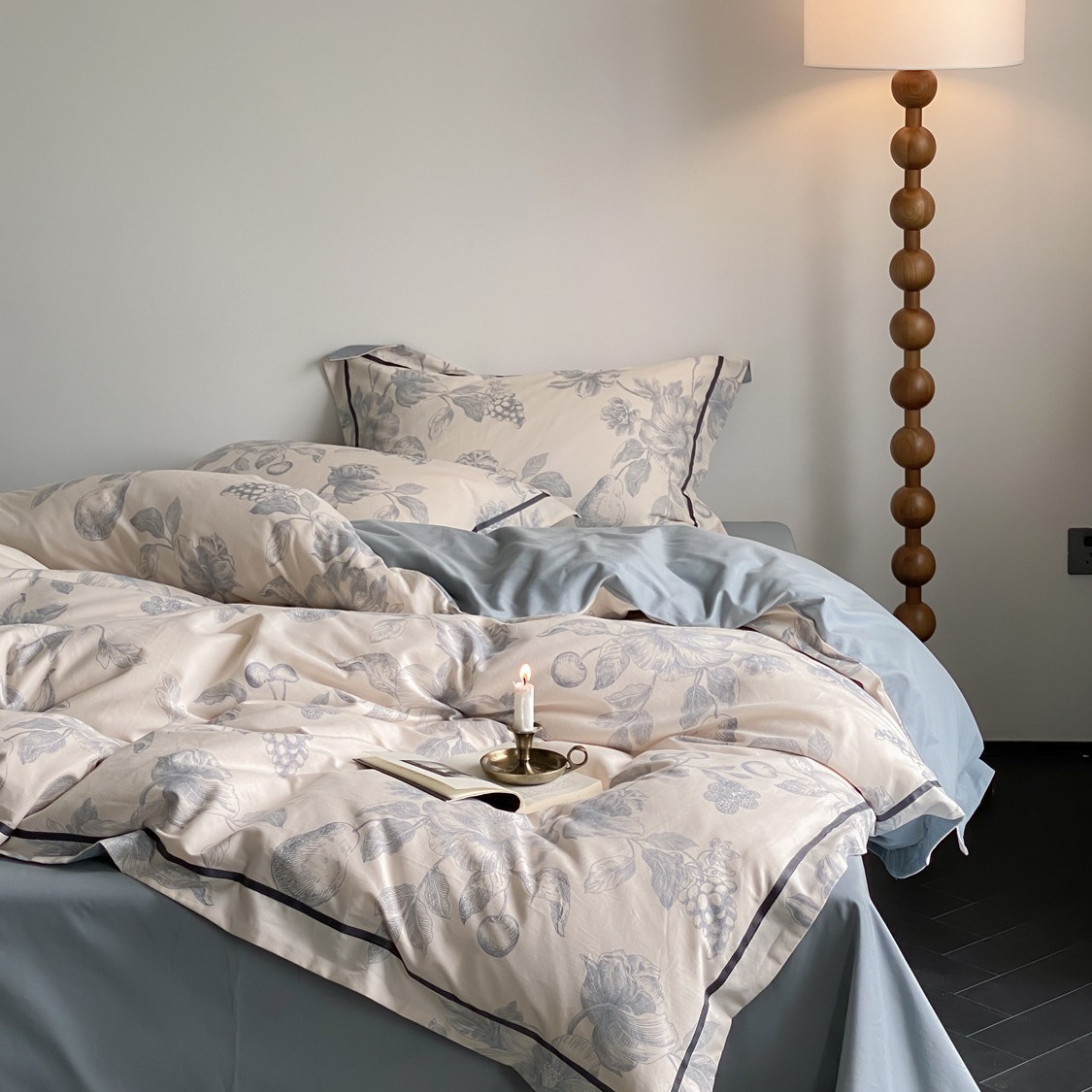 Cotton Brushed Digital Printed Webbing Pillowcase Original Style Autumn and Winter Warm Four-Piece Set Category a Maternal and Infant Grade