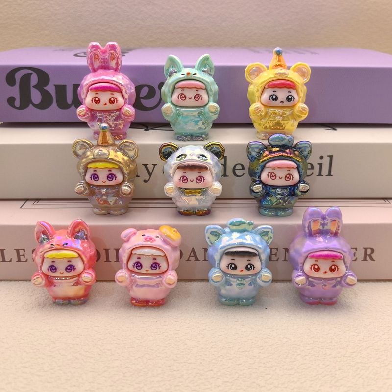 電気メッキいたずらハグブラインドバッグかわいい diy ジュエリーペンダントデスクトップ車の装飾品樹脂アクセサリー卸売|undefined