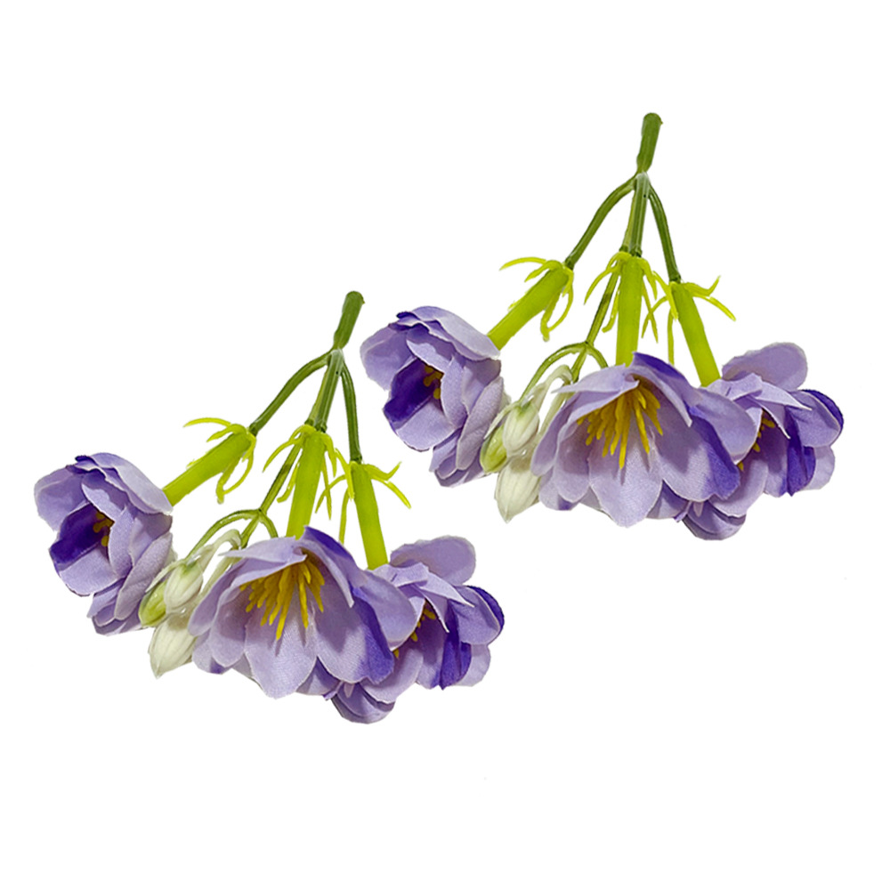 Simulación de flores de jazmín, ramo de flores, pinzas de cabello, guirlanda, accesorios, props de disparo, decoración de ventanas, boda fresca