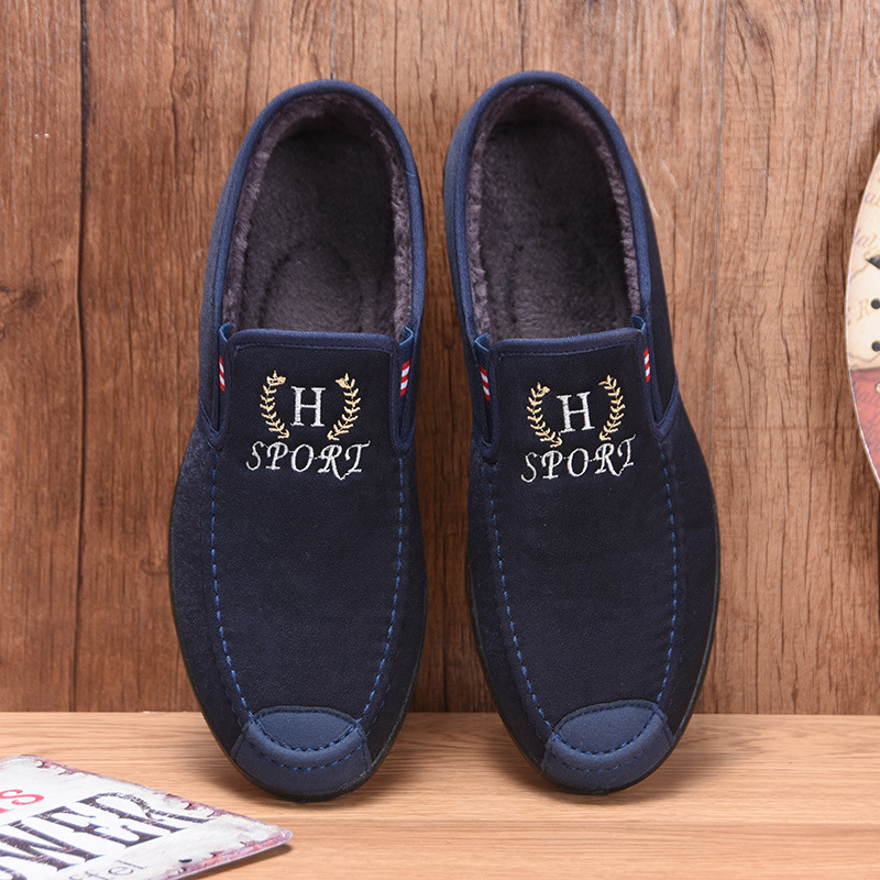 Zapatos acolchados zapatos de lona de algodón de los hombres zapatos de lona de invierno de los hombres zapatos de tela de Beijing al por mayor zapatos de comercio exterior zapatos de los hombres ocasionales