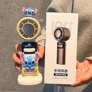 Portable Ice Handheld Small Fan Small Refrigeration Bladeless Turbine 2025 New USB Charging Fan Desktop Summer