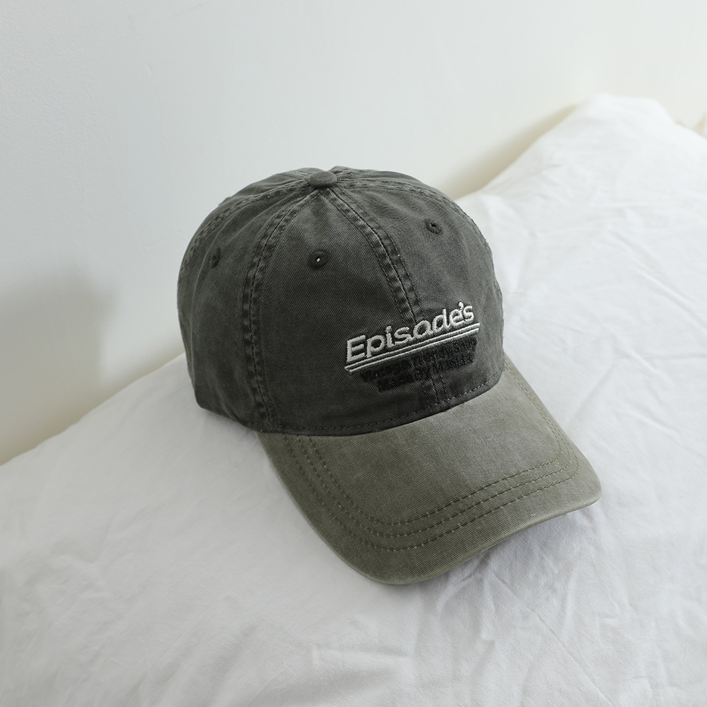 Sombreros infantiles primavera y otoño estilo americano bordado sombrero de béisbol de moda con fotos casuales gorras de lengua de pato para niños y niñas