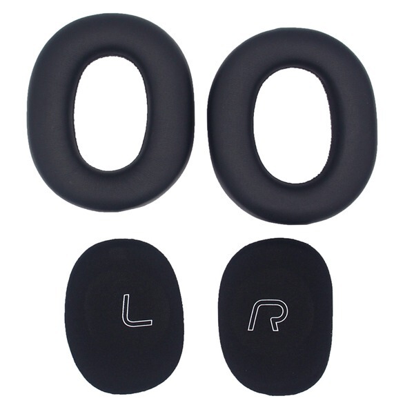 2 Pieces Color: Black Material: Protein Leather + Memory Foam Protein Leather Is Suitable for Edifier W860Nb