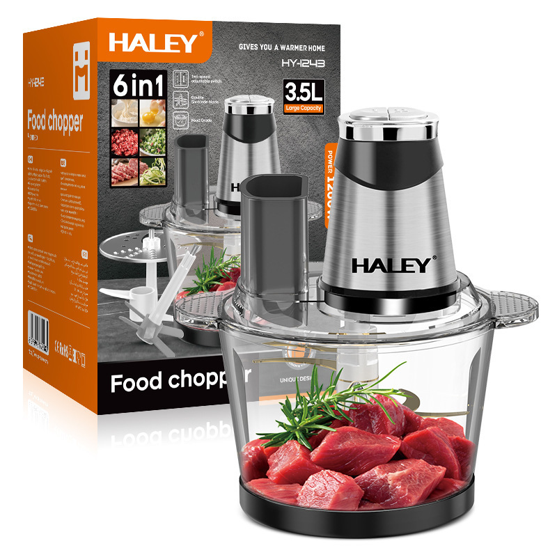 Haley European Standard Cross-Border Hy-1243 Export Multi-Purpose Meat Grinder European Standard Meat Grinder Household Cooking Machine
