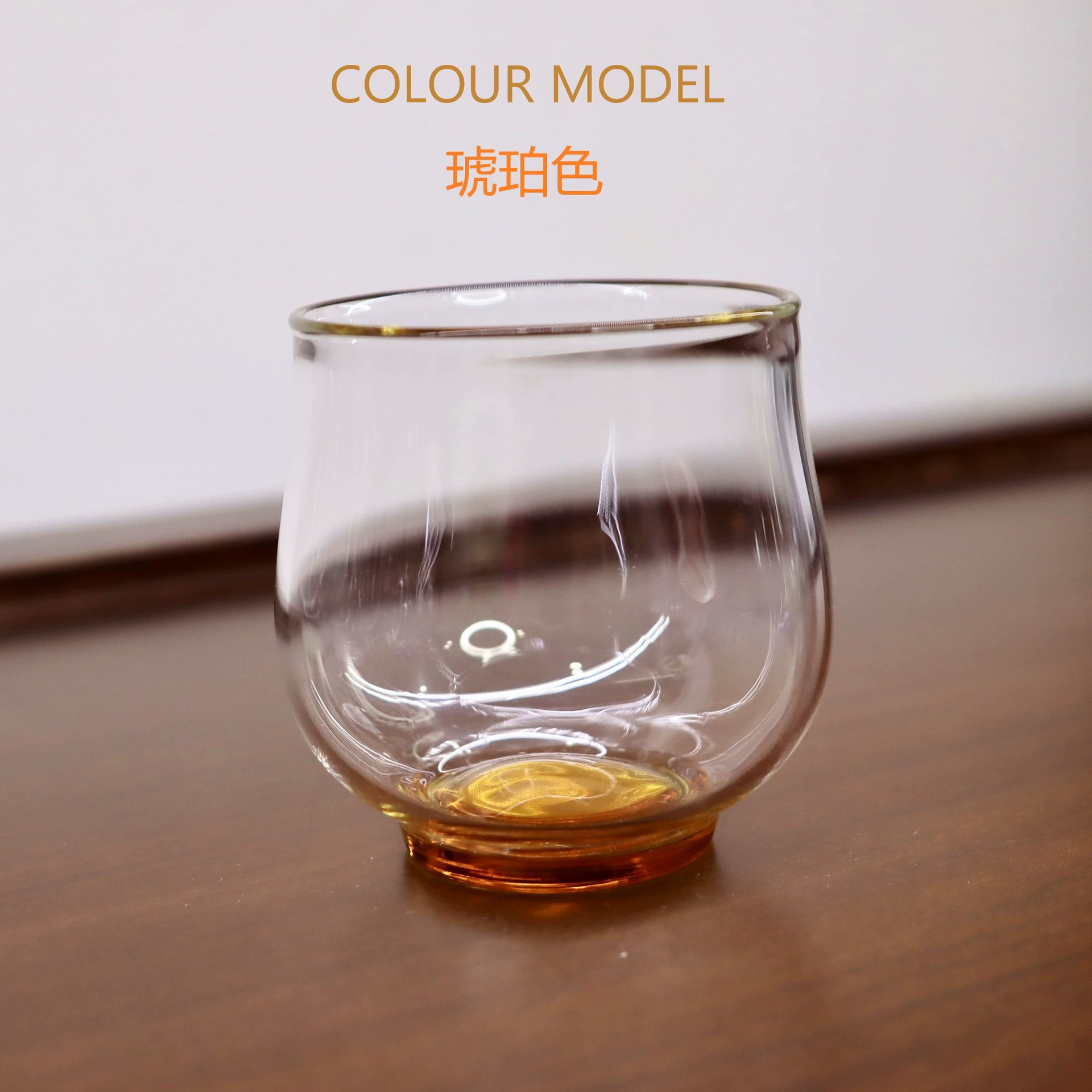 Creative niche tea cup high borosilicate glass cup thickened heat-resistant glass master cup kung fu tea set tea cup