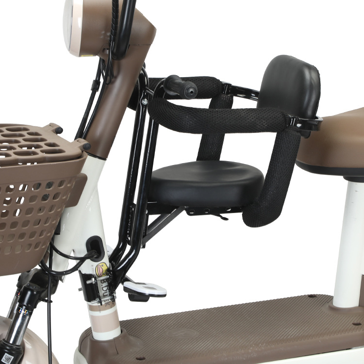 Battery car universal baby seat electric car child safety mount scooter child stool free binding chair