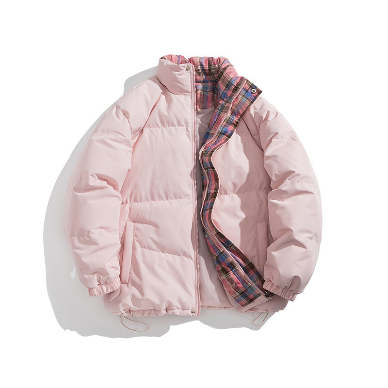 跨境专供冬季棉衣男防泼水新款保暖立领棉服女加厚小众面包服批发|undefined