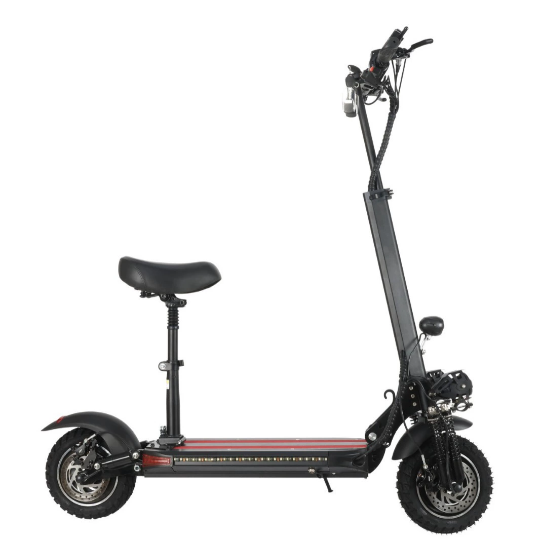 Прямые поставки с фабрики 10inch электрический самокат с двойным приводом внедорожный самокат для взрослых складной водитель с литиевой батареей