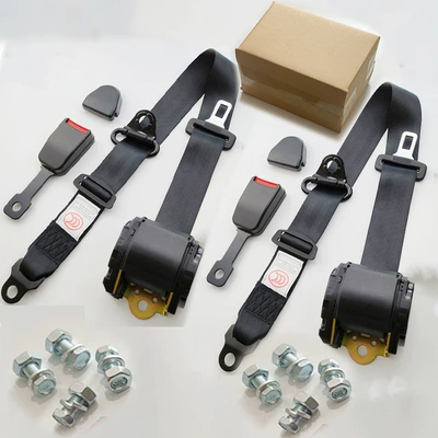 Driver and Passenger, Car seat belt - k3-galvanized-s16-base-with-complete-set-of-screws-two-sets-per-box