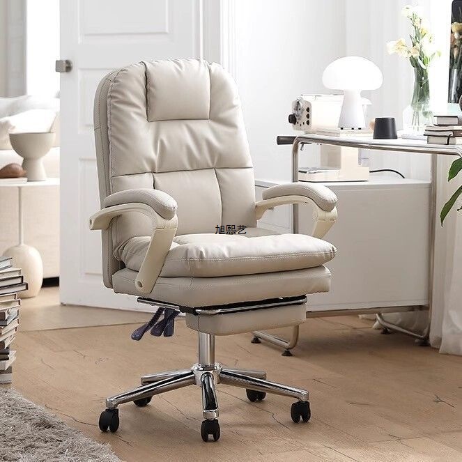 Computer Chair for Home Use, Reclining, Comfortable for Long Sitting, Ergonomic Office Chair, Girls' Bedroom Backrest Chair, Desk Chair Computer Chair for Home Use, Reclining, Comfortable for Long Sitting, Ergonomic Office Chair, Girls' Bedroom Backrest Chair, Desk Chair