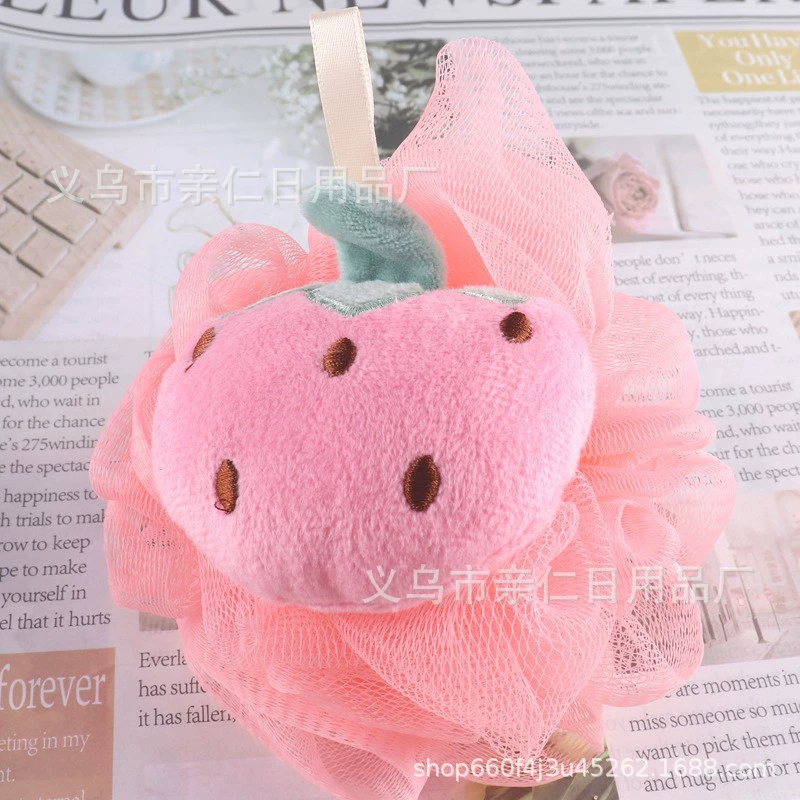 Мультяшный bath ball, разноцветная резинка для волос, мягкая бомбочка для ванны