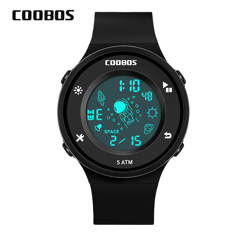 Heißer Verkauf Coole Uhr Männliche Und Weibliche Studenten Sport Wasserdicht Wecker Multi-funktionale Elektronische Uhr Glow-in-the-dark Uhr_voghion.com