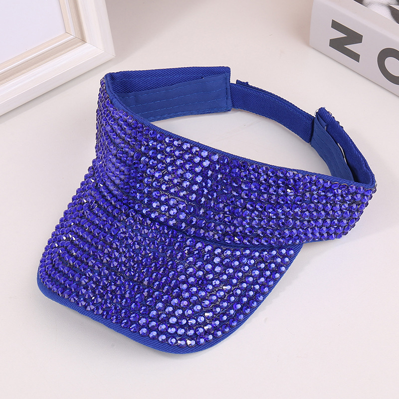 Amazon transfronterizo vacío sombrero de verano sombrero de diamante caliente tendencia hip-hop