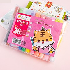 Ultra-light clay 12 colors 24 colors 36 colors children's plasticine DIY space mud toys clay wholesale hand tools