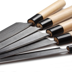 Japanese-style Chef's Knife & Kitchen Knife 4-Piece Set: Salmon Sashimi Knife, Yanagiba Sushi Knife—Factory Direct Supply, Wholesale Available