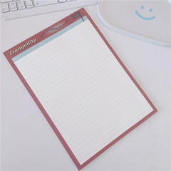 Vintage Style English School Stationery Notebook B5 Large Cartoon INS Celebrity Children's Draft English