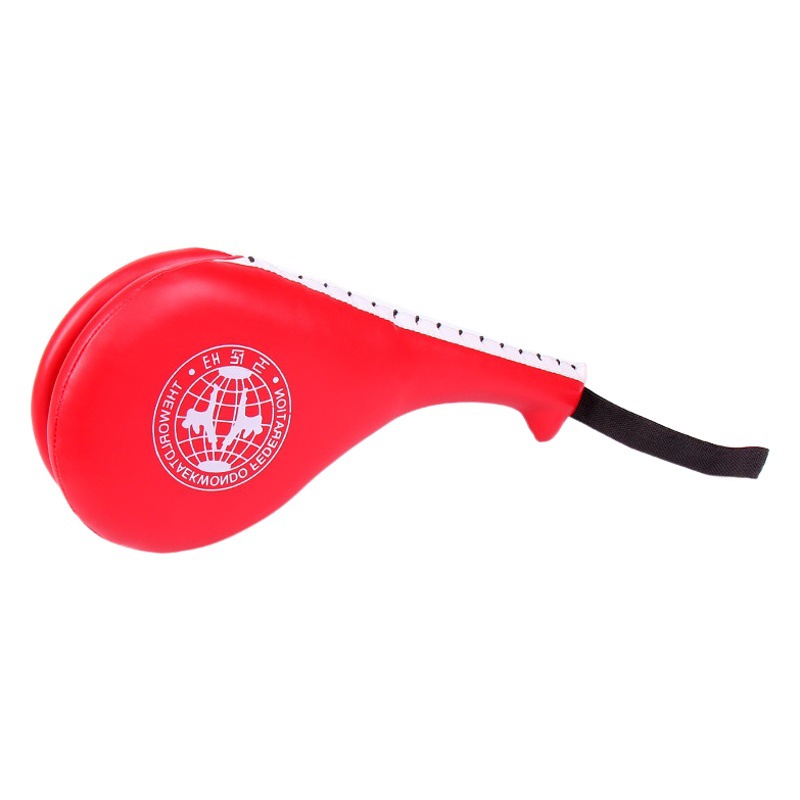 Taekwondo objetivo de pie niños adultos boxeo universal Sanda entrenamiento mano objetivo color completo doble hoja objetivo suministros de boxeo