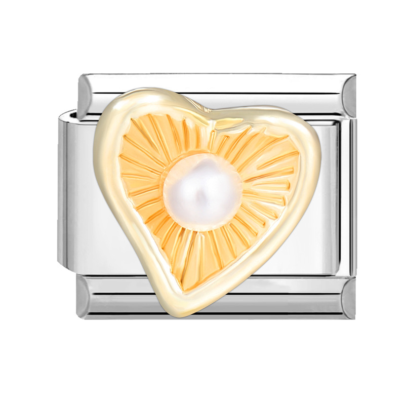 Italia charms creativo perla taladro creativo módulo versátil artesanía accesorios de pulsera módulo al por mayor