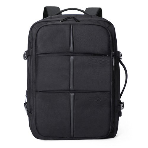 Expandable Dual-Shoulder Backpack Custom LOGO Large Capacity 39L Independent Shoe Compartment 17-inch Nylon Laptop Bag