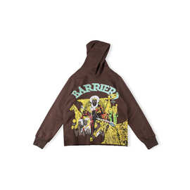22FW  嘻哈侃爷 高街欧文同款 Hoodie 印第安连帽衫男女卫衣潮款