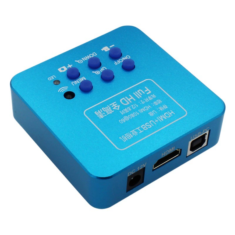 HDMI/USB HD Тринокулярный видеомикроскоп монокулярный объектив промышленная камера компьютерная фотография видео измерение