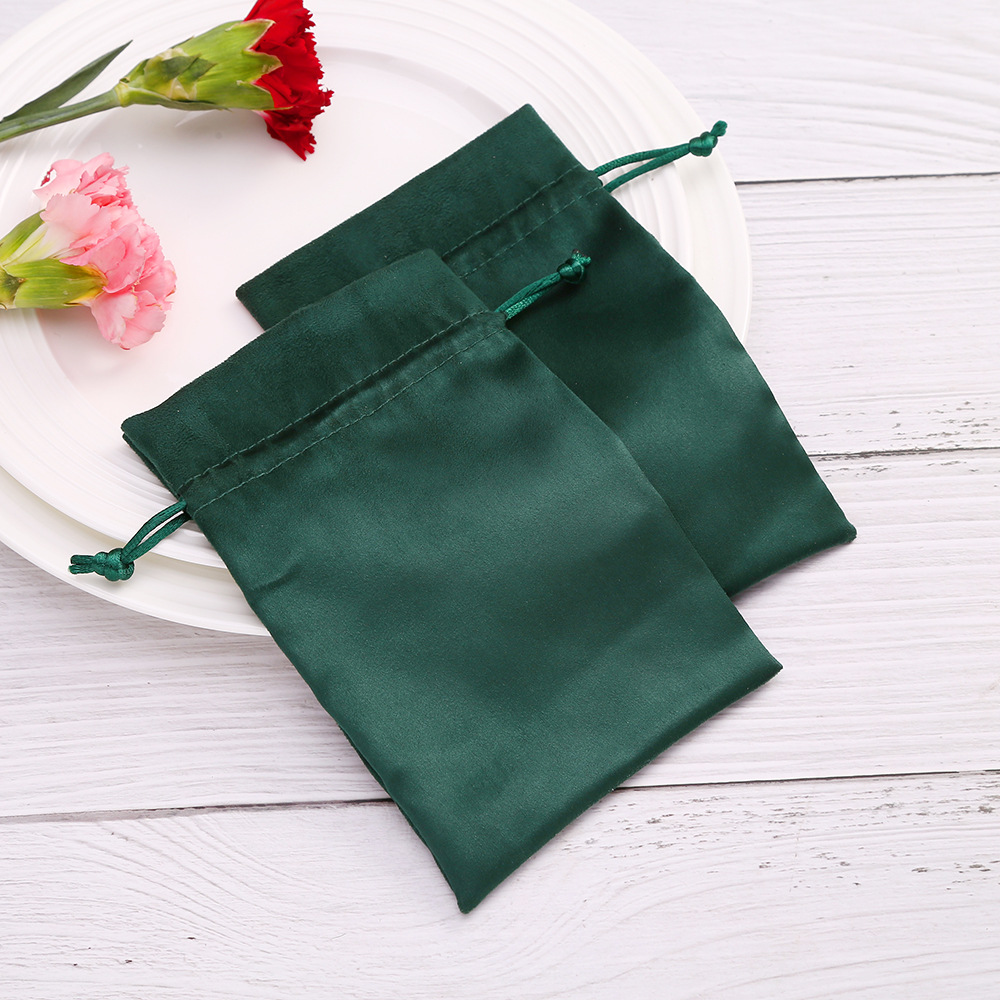 15g Weight Jewelry Packaging Bags Classification 1 Piece Quantity Daily Occasion Solid Color Pattern Drawstring Design Fashion Style 1 Piece Fashion Solid Color Cloth Drawstring Jewelry Packaging Bags 10