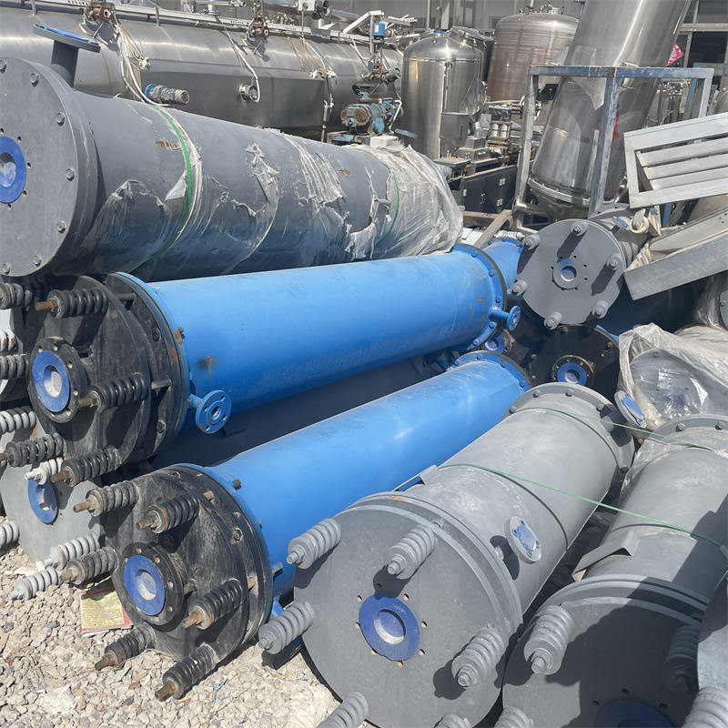 转让 二手石墨冷凝器 工业列管式冷却设备 多种型号冷凝器