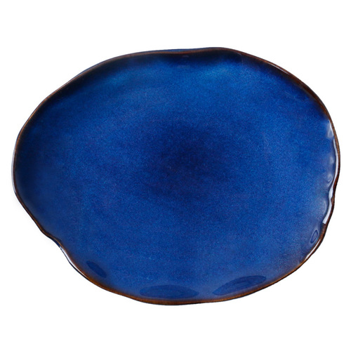 Creative household ceramics cross-border bowl and plate combination tableware kiln tableware rice bowl noodle bowl large soup bowl steak plate