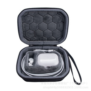 Bluetooth Headphone Case EVA Headphone Storage Bag Suitable for Non-headset Headphone Storage Zipper Hard Shell Headphone Bag