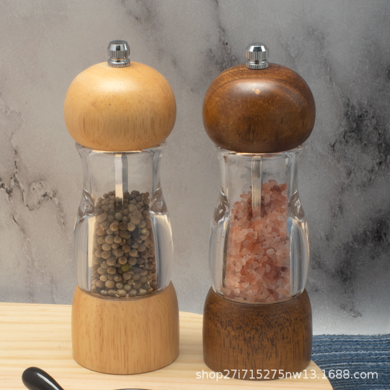 Camping al aire libre manual pimienta botella de molienda de pimienta restaurante occidental bistec botella de pimienta harina rápida de cocina molienda de pimienta