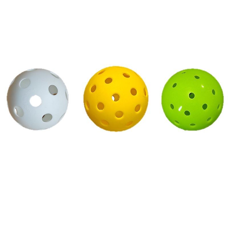 Cross-border special supply of pickleball ball customized TPE injection molding rotomold elastic resistant 40 holes 26 holes PE balls