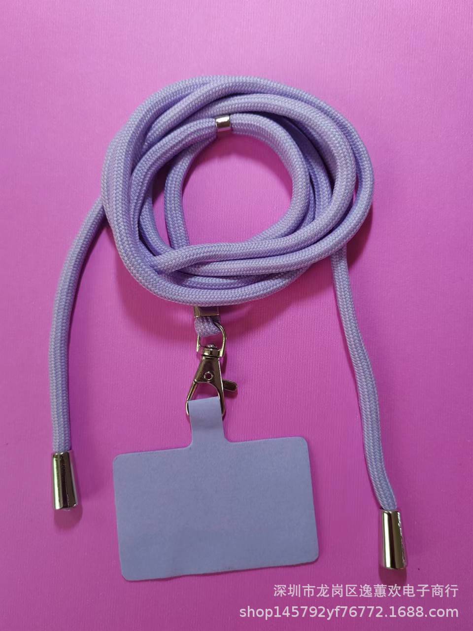 Cordón de teléfono móvil universal cuerda de cuello ajustable desmontable crossbody moda largo Internet celebridad TikTok Halter cuerda anti-perdida