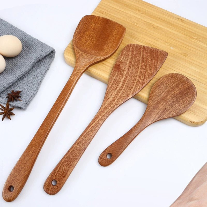 Wooden shovel sandalwood, spoon from natural wood, set