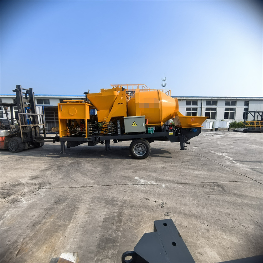 混凝土搅拌泵 混凝土搅拌拖泵一体机 JBS40混凝土搅拌输送一体机
