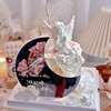 Copyright Moonlight Goddess Cake Decoration Mirror Moon Mirror Cake Decoration to make its own exclusive rose