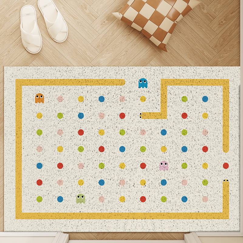 Durable Pvc Door Mat For Entryway - Scratch Resistant Dust Scraper_voghion.com