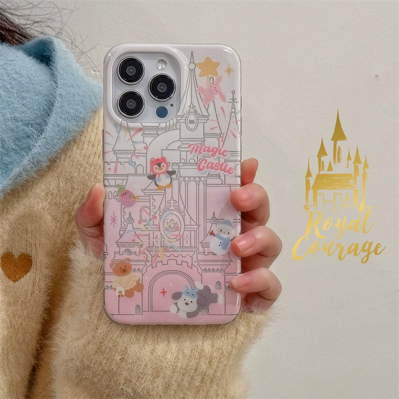 Apple, мультяшная фиалка совместимая castle, iPhone 15, чехол для телефона, iphone, 16promax