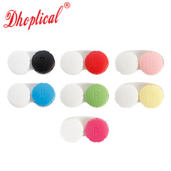 Contact lens large size dual pack companion case storage and care organizer multi-color available DC-9000