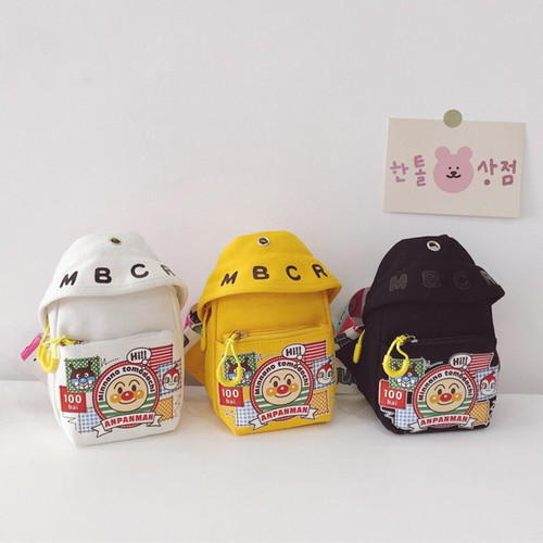 Children's mini rucksack printed chest bag super cute graffiti student crossbody bag female summer parent-child bag