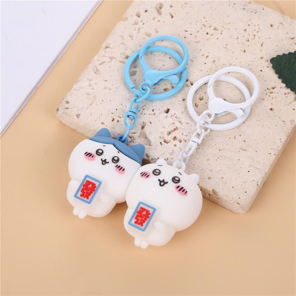 Jiyikava chiikawa Jiyi Xiaoba Pareja Llavero magnético Dibujos animados creativos Adornos de ocho bolsos lindos