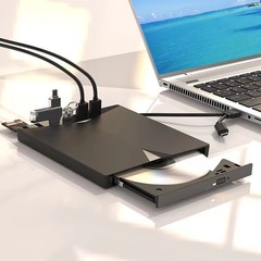 新しい 7-in-1 多機能書き込み光学ドライブは、拡張カードリーダー USB 外部 TypeC 光学ドライブをサポートします