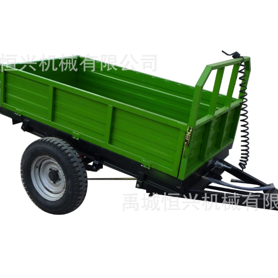 农用拖拉机双轴拖车  7CX-3/7C-3拖车  单轴自卸 外贸出口拖斗