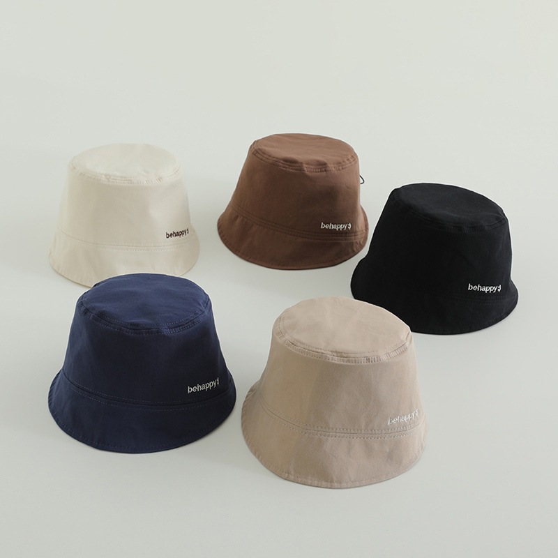 Sombrero infantil simple primavera y verano coreano delgado sombrero de pescador recto para niños y niñas sombreros de cuenca para niños sombreros de agua de estilo extranjero