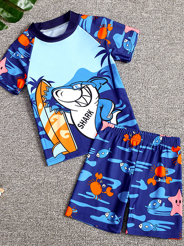 Summer cartoon swimwear for boys
