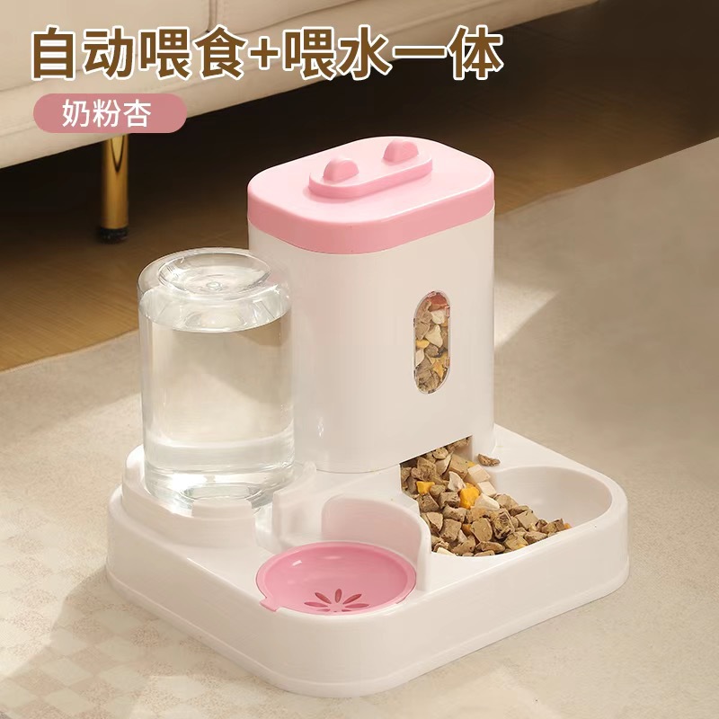 Tazón para mascotas, gato y perro, alimentador automático vertical de gran capacidad, bebedero, suministros transfronterizos para mascotas, tazón para gatos, agua y comida