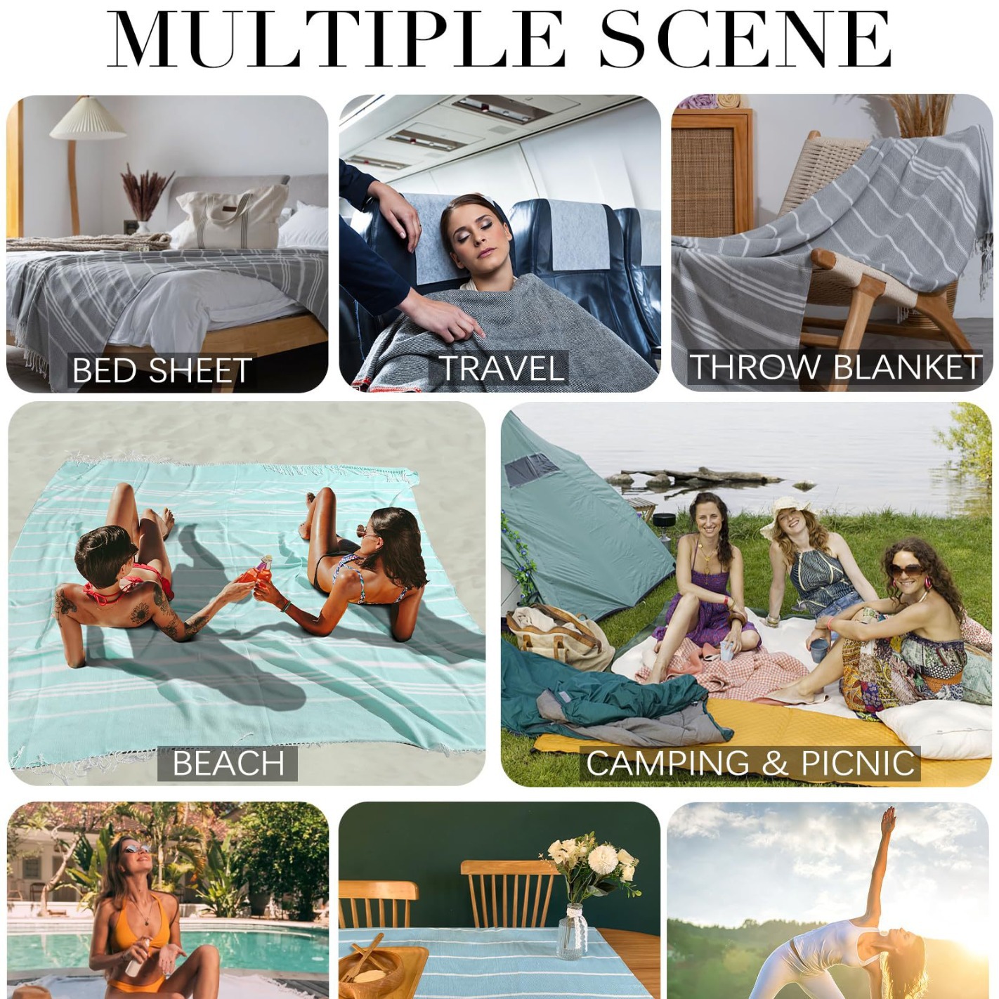 Toalla de playa turca con bordas toalla de playa turca Amazon venta al por mayor transfronteriza