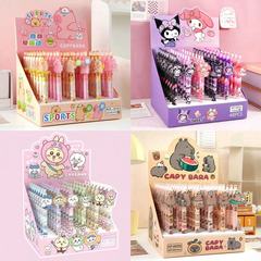 新商品の複数のアニメのパッチはペンのカピバラのクールな高さの高さの顔の値の学生の中性のペンの0.5mmの黒を押します。