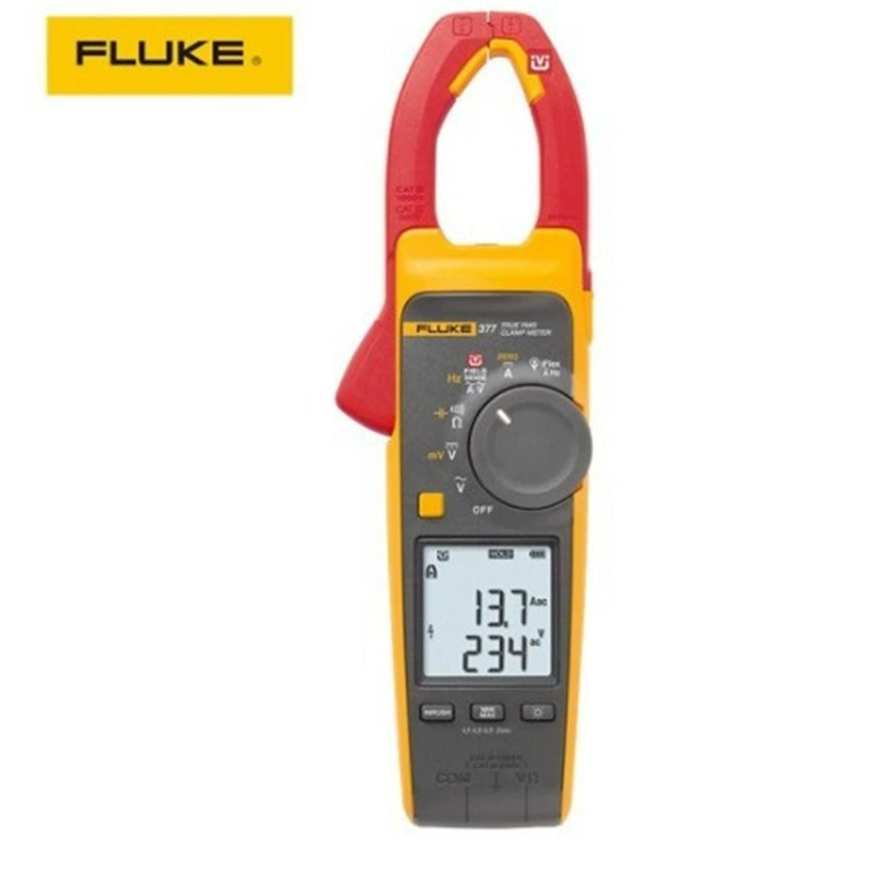 Fluke 377FC/378FC Бесконтактный клещевой измеритель напряжения переменного и постоянного тока, клещевой измеритель энергоэффективности гармоник