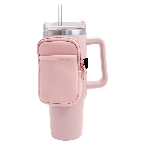Pink with front pocket