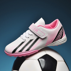 Children's Soccer Shoes for Boys and Girls, Primary School Students, Breathable Crumb Rubber Football Shoes for Artificial Grass, Competition and Training